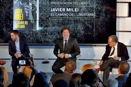 Javier Milei presenta su libro en España