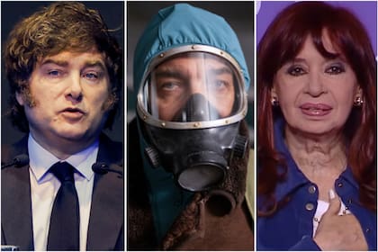 Javier Milei, Ricardo Darín en El Eterenauta y Cristina Fernández de Kirchner