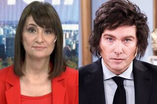 El ataque de furia de Javier Milei en el programa de María Laura Santillán: “Me voy a mi casa”