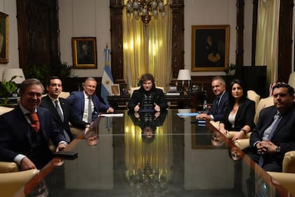 Javier Milei y Andrés Fassi. Foto: Oficina del Presidente