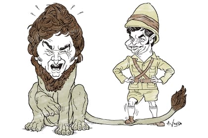 Javier Milei y Axel Kicillof