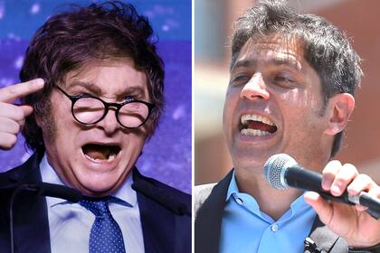 Javier Milei y Axel Kicillof chocan de frente en Buenos Aires