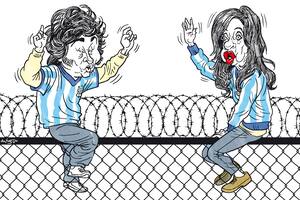 Javier Milei y Cristina Fernández de Kirchner