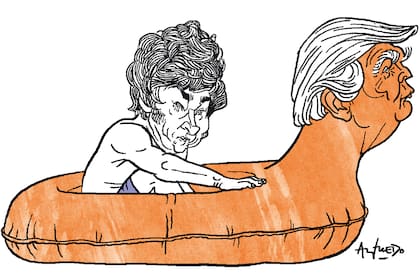 Javier Milei y Donald Trump