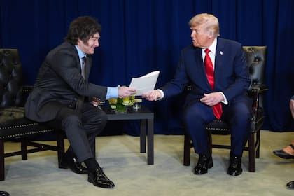 Javier Milei y Donald Trump