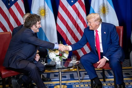 Javier Milei y Donald Trump en Estados Unidos