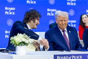El extracto del discurso de Milei en Davos que eligió Trump para sus redes sociales