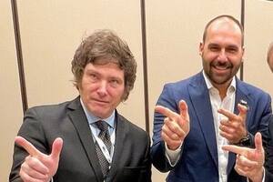 Javier Milei y Eduardo Bolsonaro