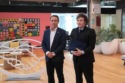 Javier Milei y Galperin en Mercado Libre