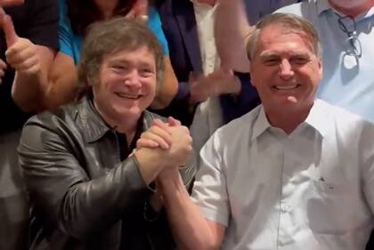 Javier Milei y Jair Bolsonaro en Buenos Aires