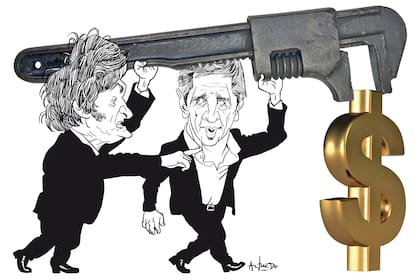 Javier Milei y Luis Caputo