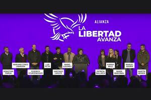 Javier Milei y su equipo