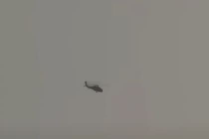 Javier Milei y su comitiva sobrevuelan las zonas más afectadas por los incendios