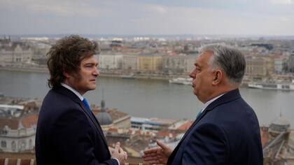 Javier Milei y Viktor Orbán, en Budapest