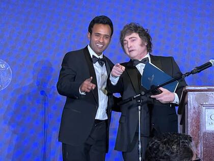 Javier Milei y Vivek Ramaswamy