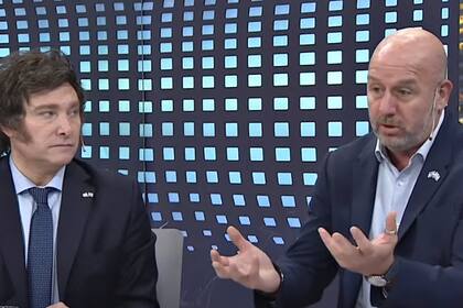 Javier Milei y Waldo Wolff