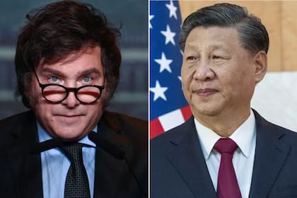 Javier Milei y Xi Jinping