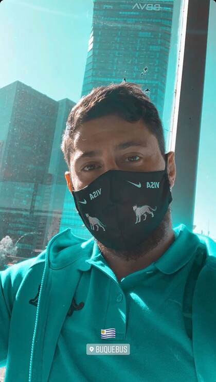 Javier Ortega Desio, en camino a Uruguay.