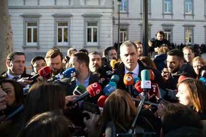 Javier Ortega Smith, secretario general de la agrupación Vox