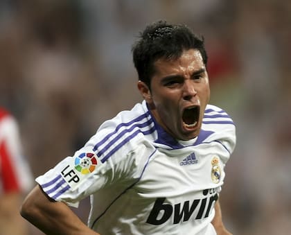 Javier Saviola marcó cinco goles y dio una asistencia en Real Madrid; llegó proveniente del Barsa