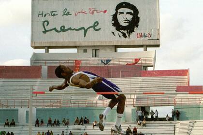 Javier Sotomoyor, durante una exhibición en La Habana