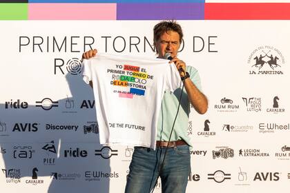 Javier Tanoira, el ex polista de Triple Corona que impulsa esta nueva disciplina, pero que dice no haberla creado: "Los inventores fueron los chicos de 12 años", advierte.