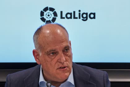 Javier Tebas, el presidente de la liga española