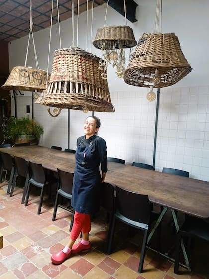 Jazmín Marturet en el salón de MN Santa Inés