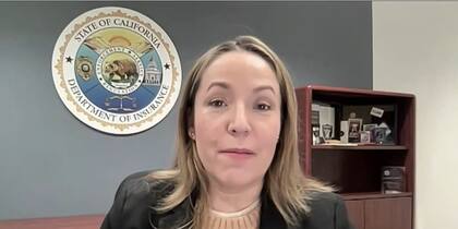 Jazmín Ortega, vocera del Departamento de Seguros de California, anunció el subsidio para propietarios que tienen viviendas en zonas con terremotos
