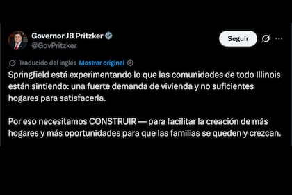 JB Pritzker destacó la fuerte demanda habitacional en Illinois