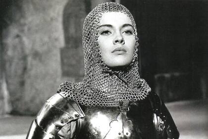 Jean Seberg como Juana de Arco, en la película de Otto Preminger

