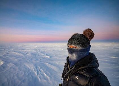 Jeff Capps vive en el Polo Sur: y dejó su casa en Denver, Colorado, para cumplir su sueño