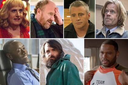 Jeffrey Tambor, Louis C.K., Matt LeBlanc, William H. Macy, Don Cheadle, Will Forte y Anthony Anderson