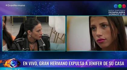 Jenifer Lauría fue expulsada de Gran Hermano