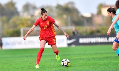 Jenni Hermoso, jugadora de la selección española de fútbol femenino