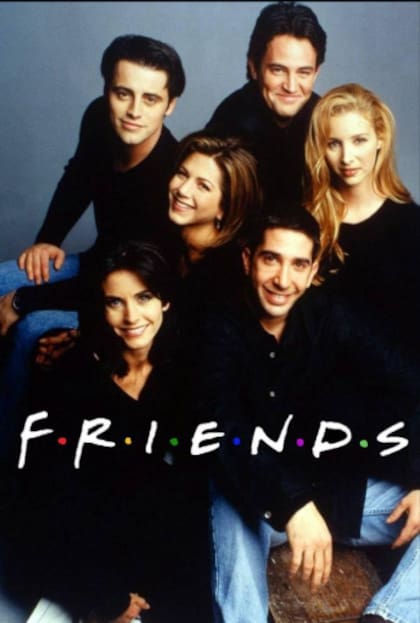 Jennifer Aniston, Courteney Cox, Lisa Kudrow, Matt LeBlanc, Matthew Perry, David Schwimmer para la serie Friends (NBC)