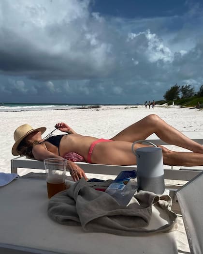 Jennifer Aniston pasó unos días de relajación en la playa para descansar del estrés que han representado sus últimas producciones