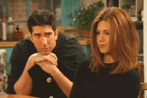 Friends: el enamoramiento entre Aniston y Schwimmer fue más que una ficción