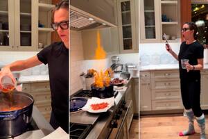 Jennifer Garner quiso seguir una receta y casi incendia su propia casa
