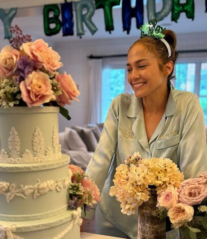 Jennifer Lopez celebró sus 55 años lejos de Ben Affleck (Foto: Instagram @jlo)
