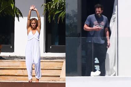 Jennifer Lopez y Ben Affleck en la lujosa mansión en Miami que alquiló la cantante tras separarse de Rodriguez

