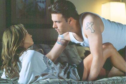 Jennifer López y Ben Affleck en la malograda Gigli