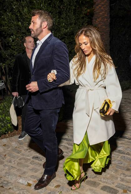 Jennifer Lopez y Ben Affleck llegaron juntos a un cumpleaños