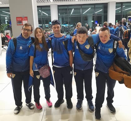 Jeremías Loza Moreno es parte de la delegación argentina que participa de los Trisome Games, una competición para deportistas con esta condición