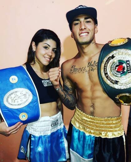 Jeremías Ponce conoció a su novia, Iara Altamirano, en el gimnasio