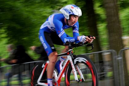 Jerome Pineau, en el Giro de Italia de 2010, donde ganó una de las etapas.