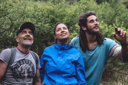 Jerónimo con su papá y la novia de él (Foto: Gentileza Jerónimo Weich)