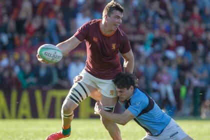 Jerónimo Ureta en acción, en un ataque de Newman