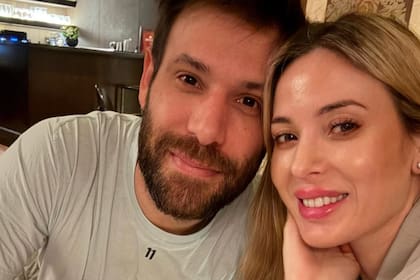 Jesica Cirio y su marido en tiempos felices