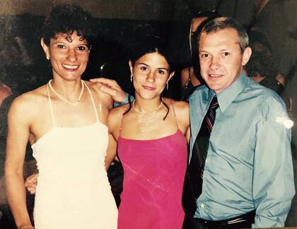 Jésica y sus padres